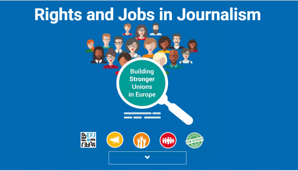 O manual "Rights and Jobs in Journalism – Building stronger unions", resulta do projeto homónimo que teve início há dois anos